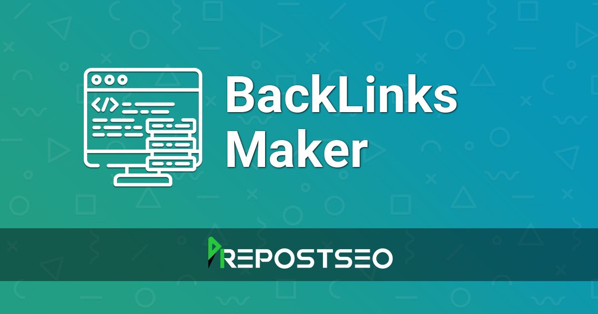 Backlink Generator 100% Free Maker