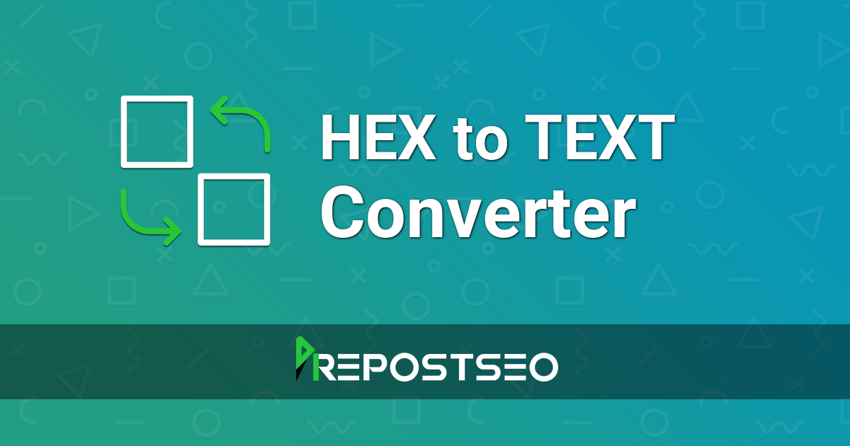 HEX to Text Converter