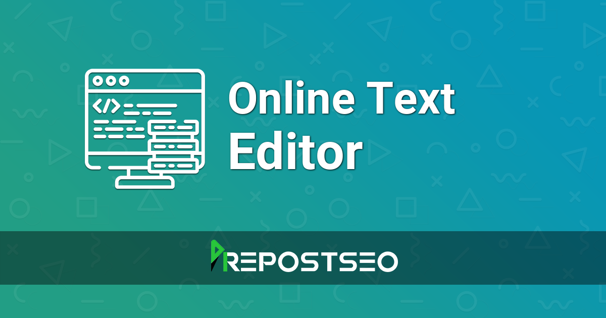 Online Text Editor - Plain text editor / Wordpad online