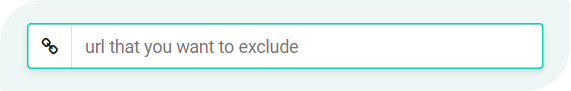 Exclude URL