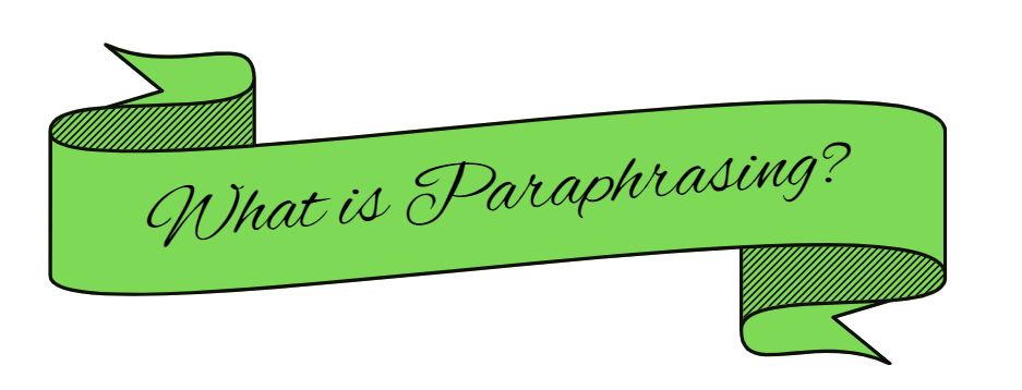 Paraphrasing
